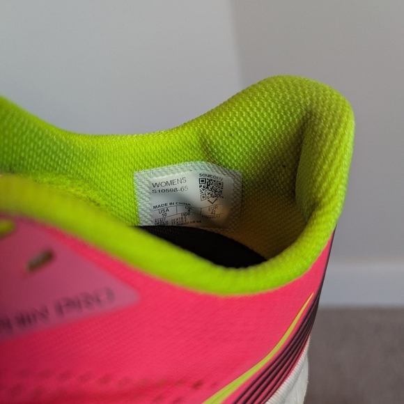 Saucony Endorphin Pro ViZi Pink Running Shoes sz 10 - Picture 5 of 8